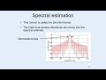 13. Spectral Analysis Part 3 13. Spectral Analysis Part 3