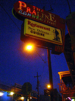 The Praline Connection, a restaurant in New Orleans. The Praline Connection, a restaurant in New Orleans.